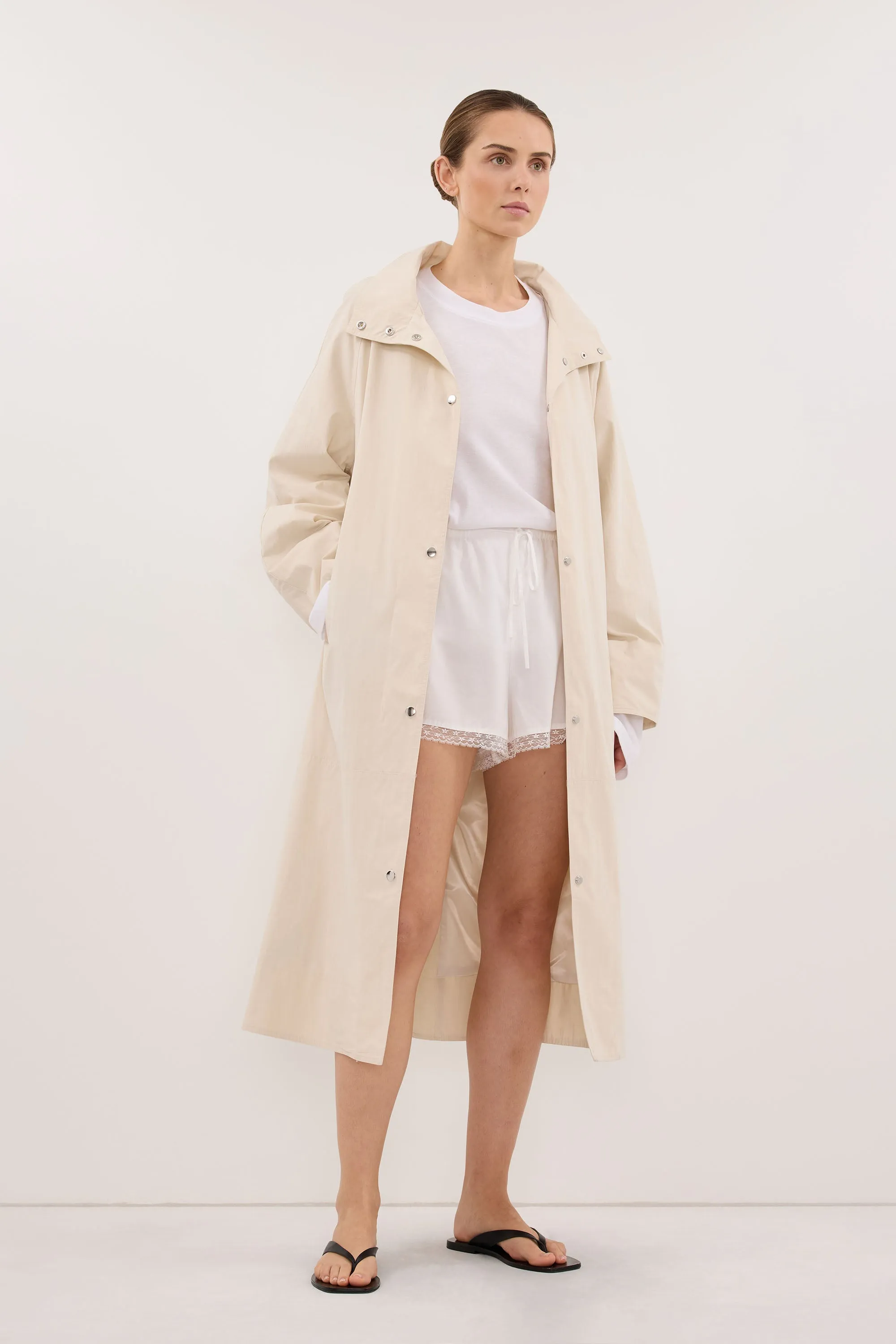 MARIS OYSTER LIGHTWEIGHT TRENCH COAT sold by Dissh product image thumbnail 4