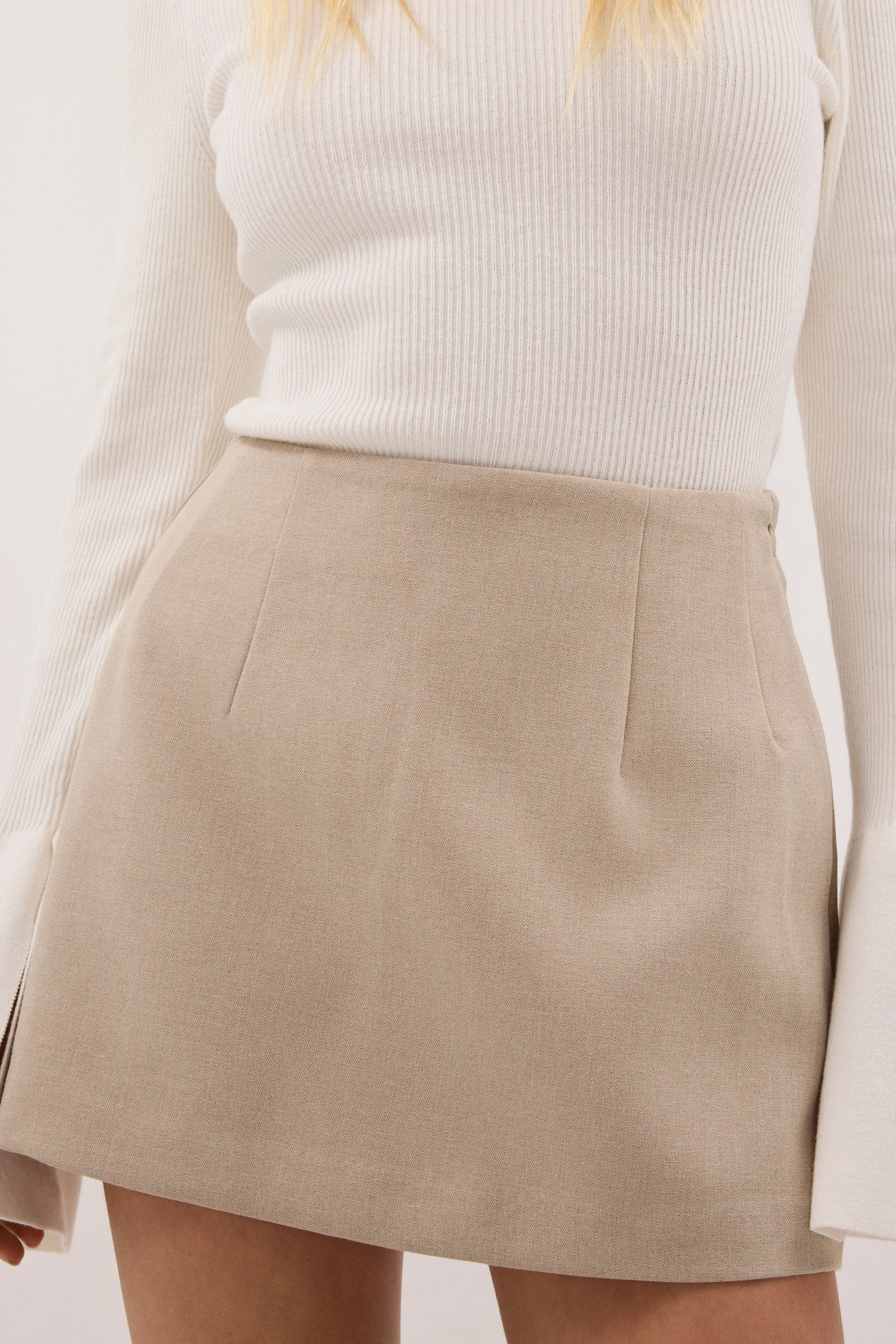 TRINITY OAT TAILORED SKORT sold by Dissh product image thumbnail 5