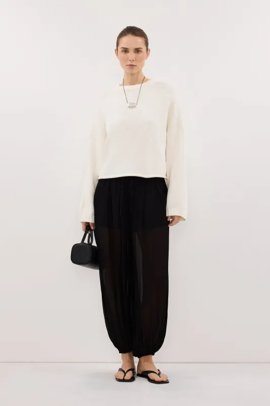 BAY IVORY KNIT JUMPER made by Dissh