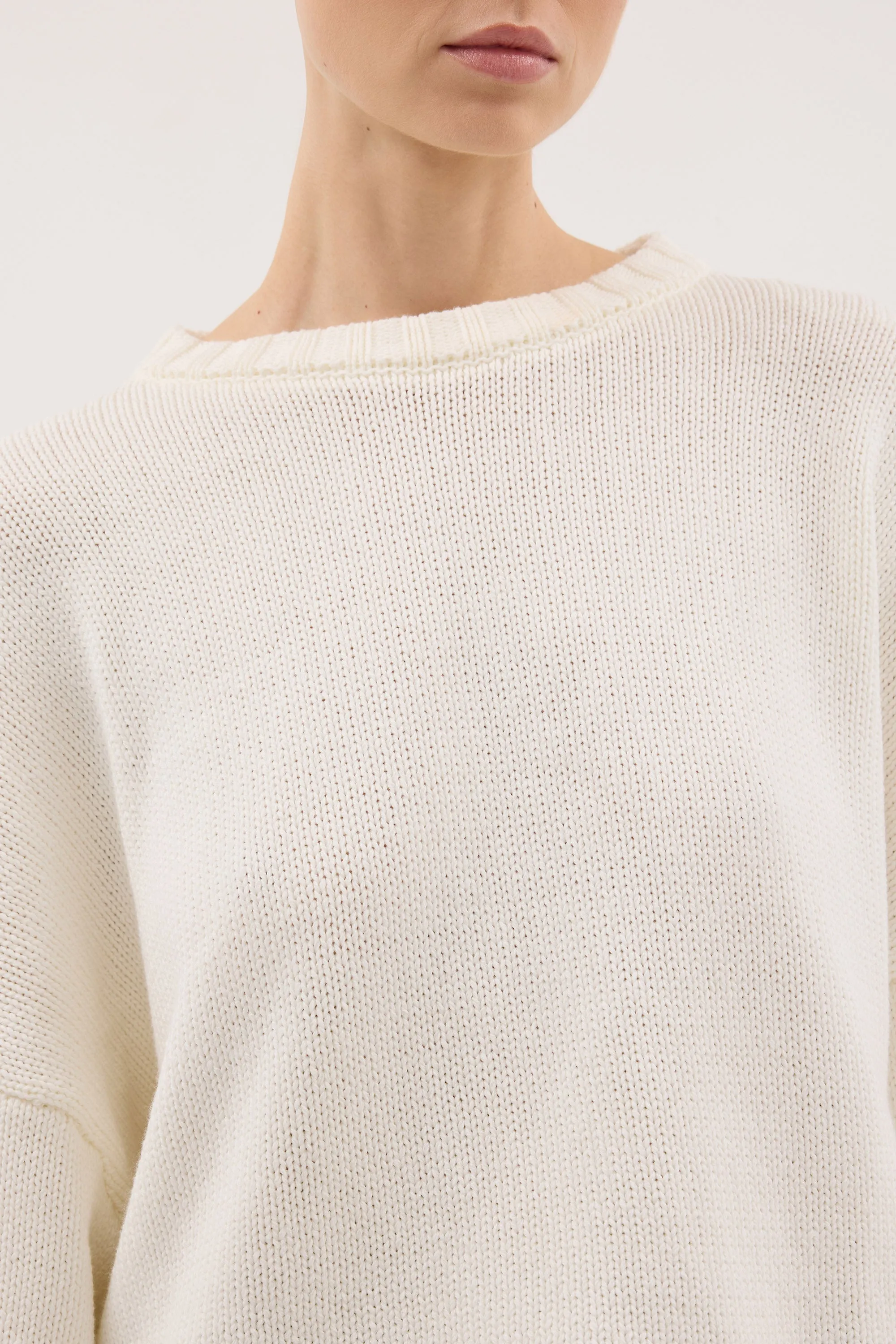 BAY IVORY KNIT JUMPER sold by Dissh product image thumbnail 5
