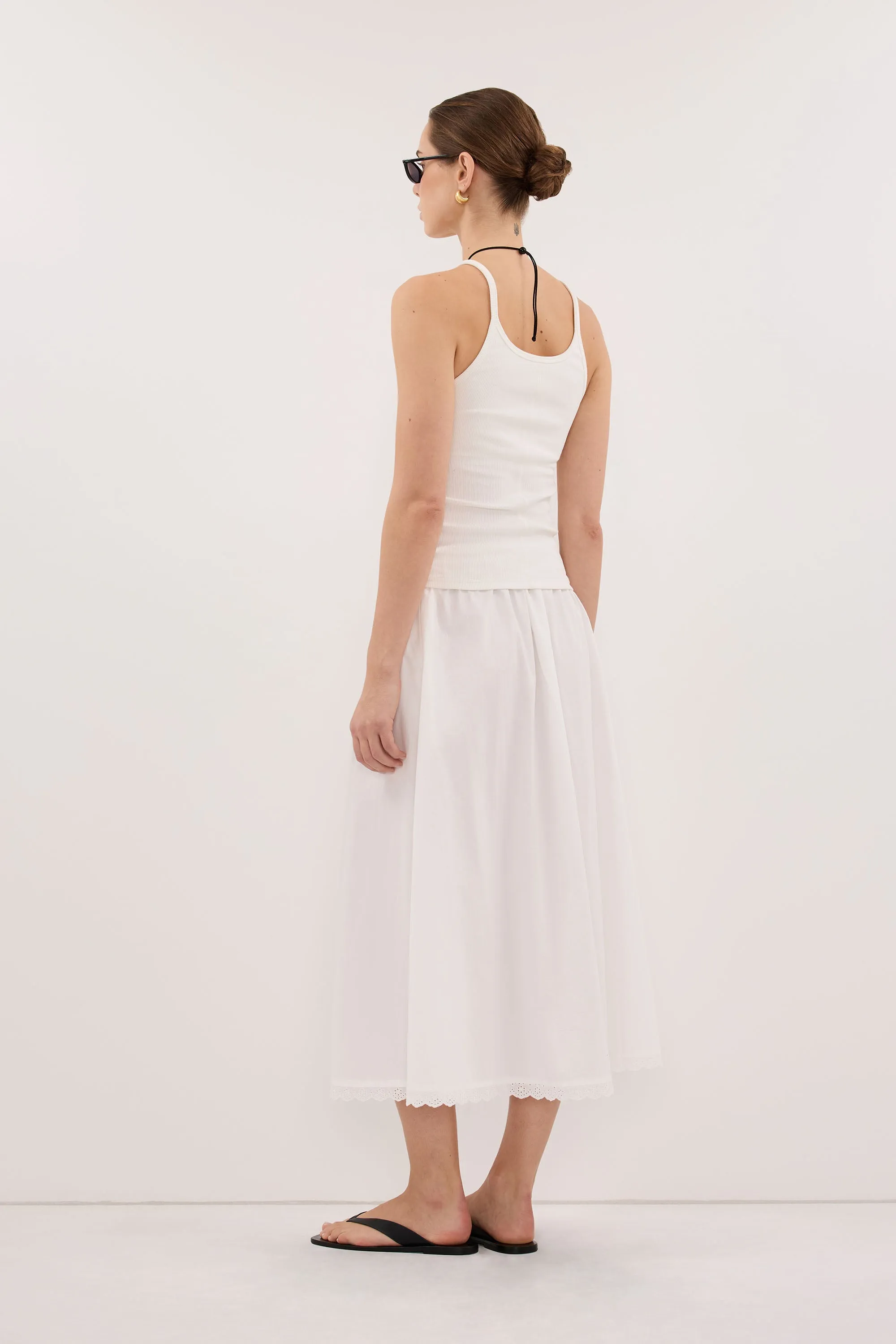 GEORGINA OFF WHITE TANK sold by Dissh product image thumbnail 5