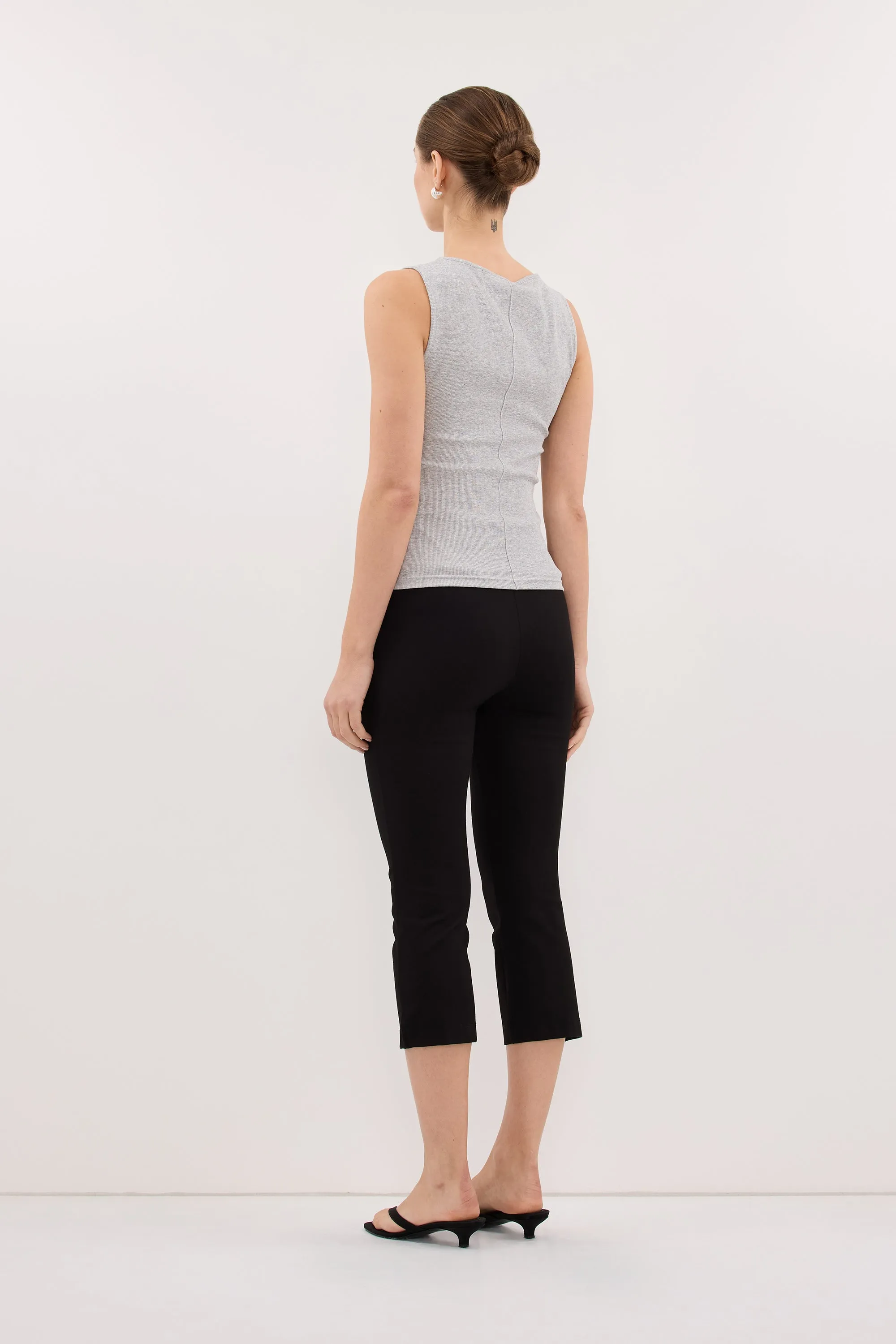AMARA GREY MARLE BOAT NECK KNIT TANK sold by Dissh product image thumbnail 4