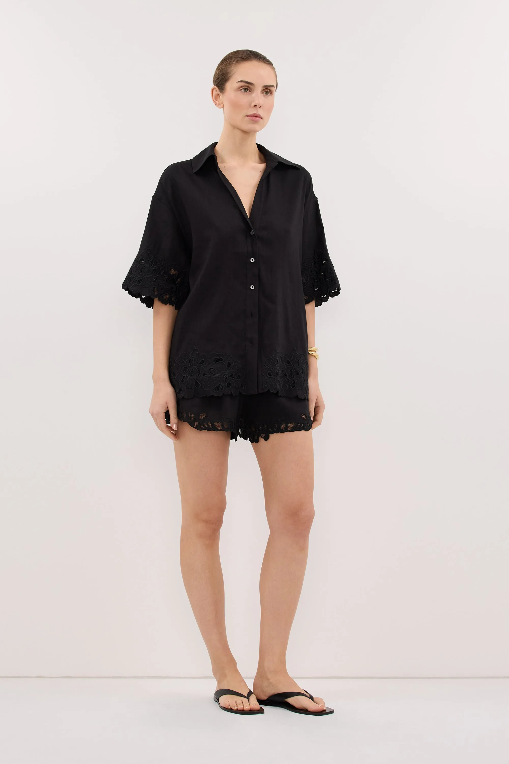 ZARIA BLACK SHORT sold by Dissh product image thumbnail 3