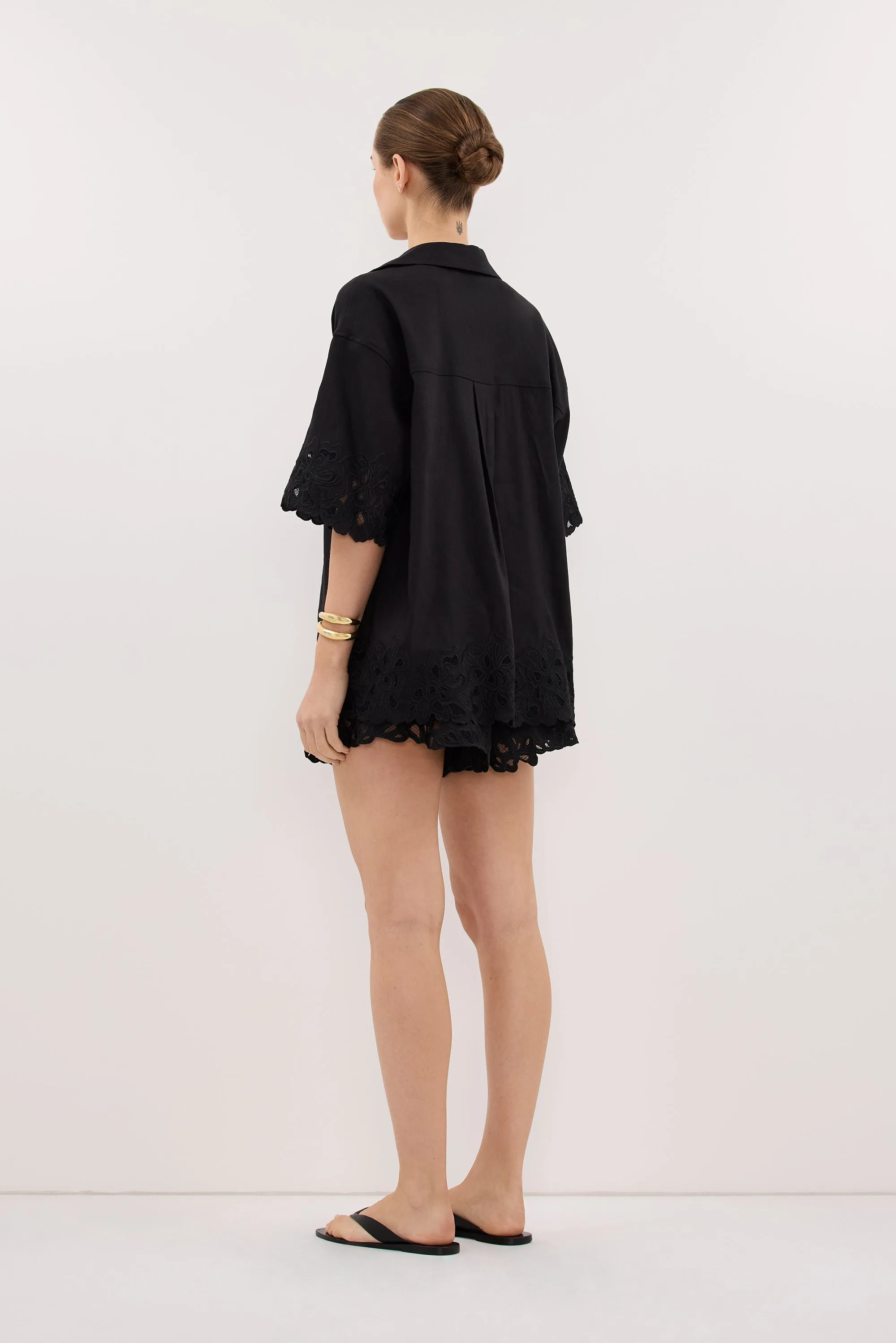 ZARIA BLACK SHORT sold by Dissh product image thumbnail 4