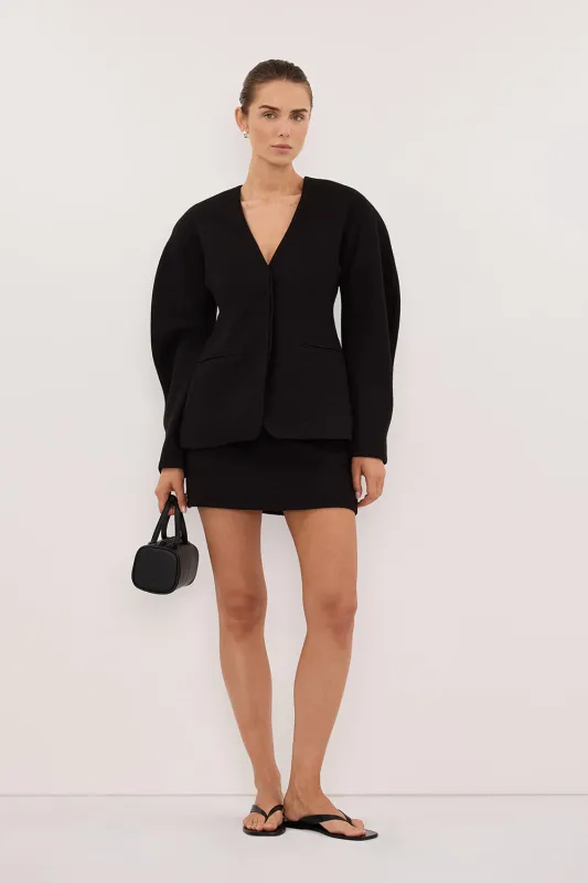 BOBBI BLACK BOUCLE SKORT made by Dissh