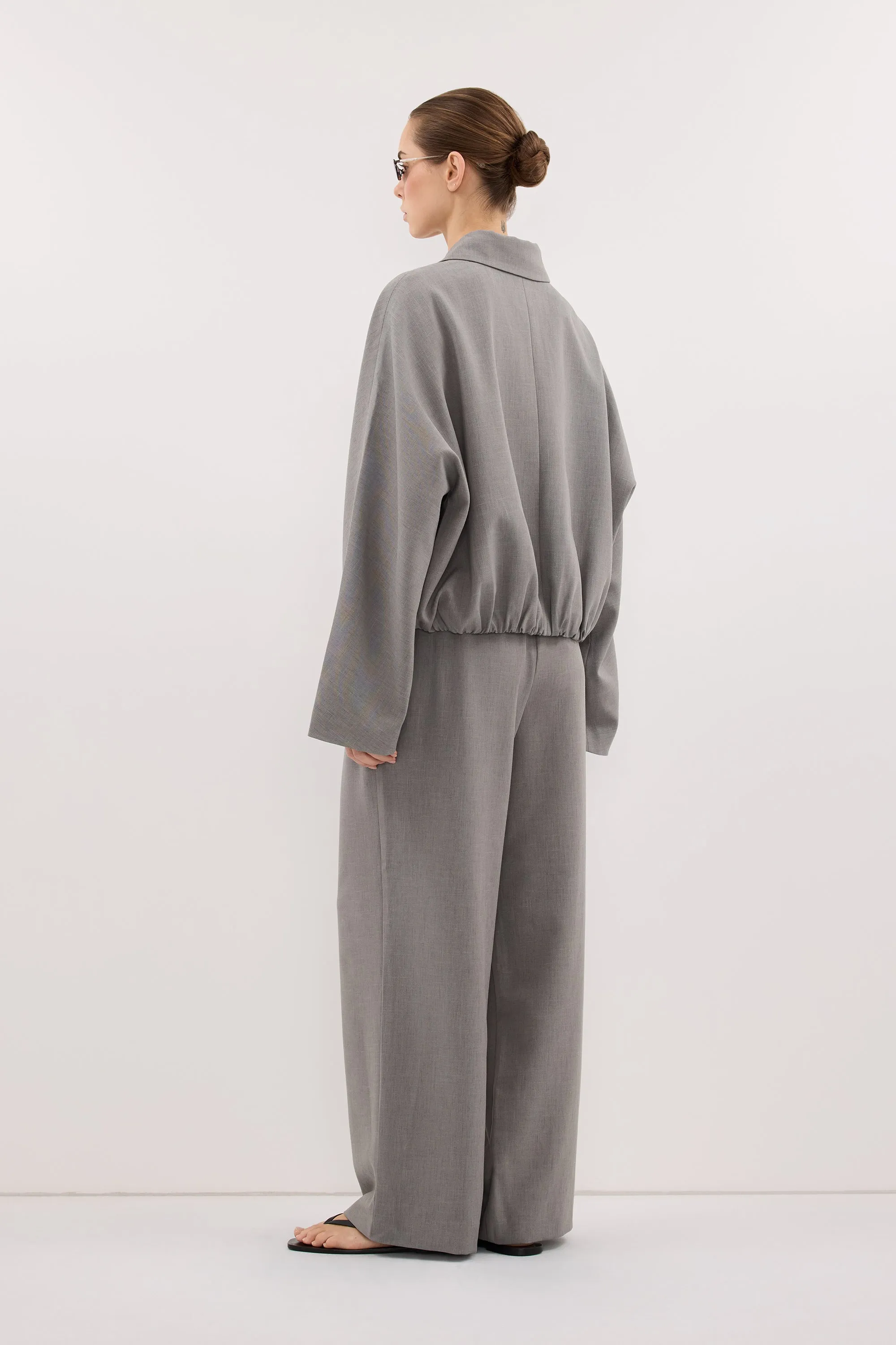 KENDALL STEEL GREY BOMBER JACKET sold by Dissh product image thumbnail 4