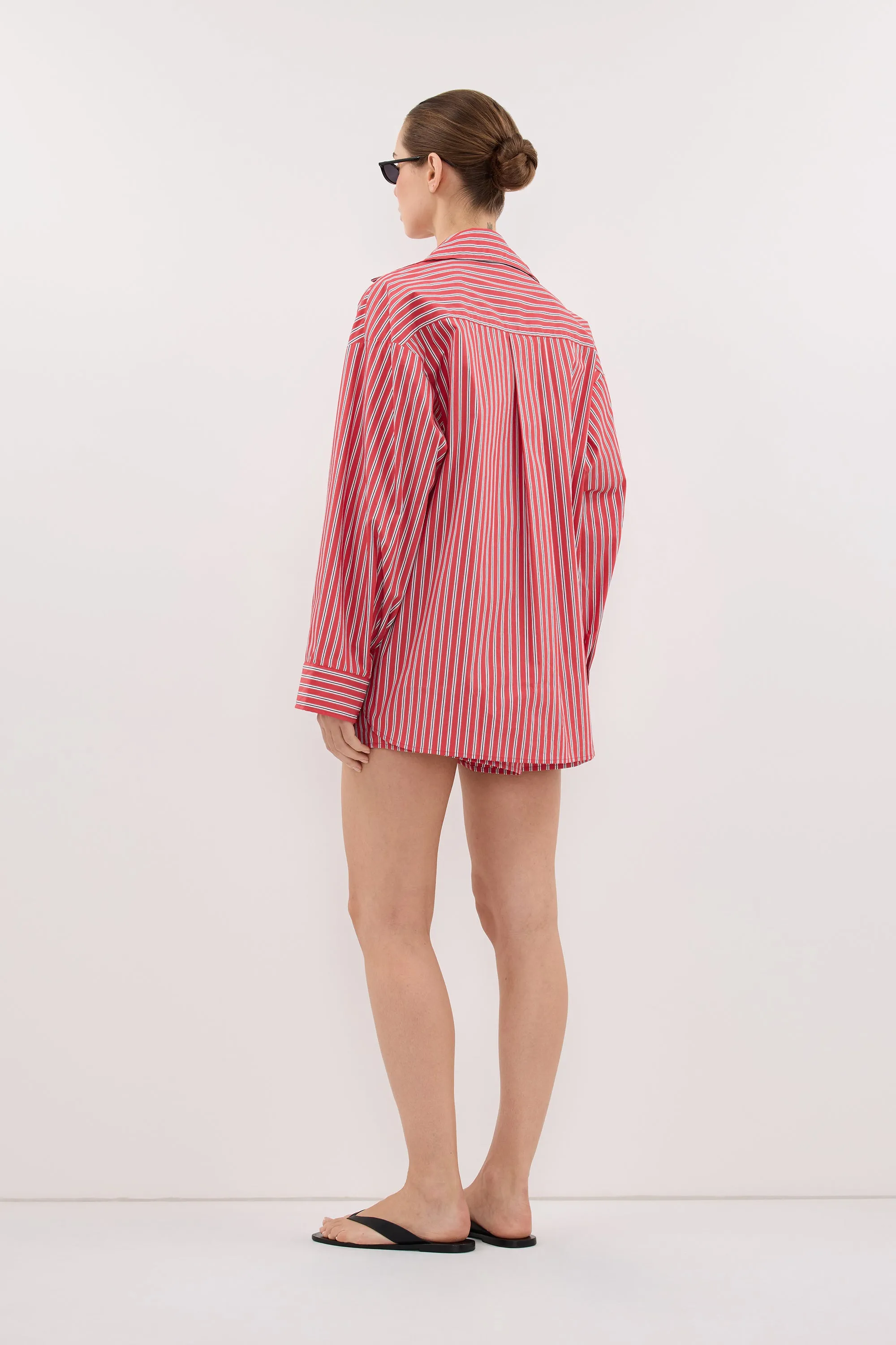 MISHA RED STRIPE SHIRT sold by Dissh product image thumbnail 5