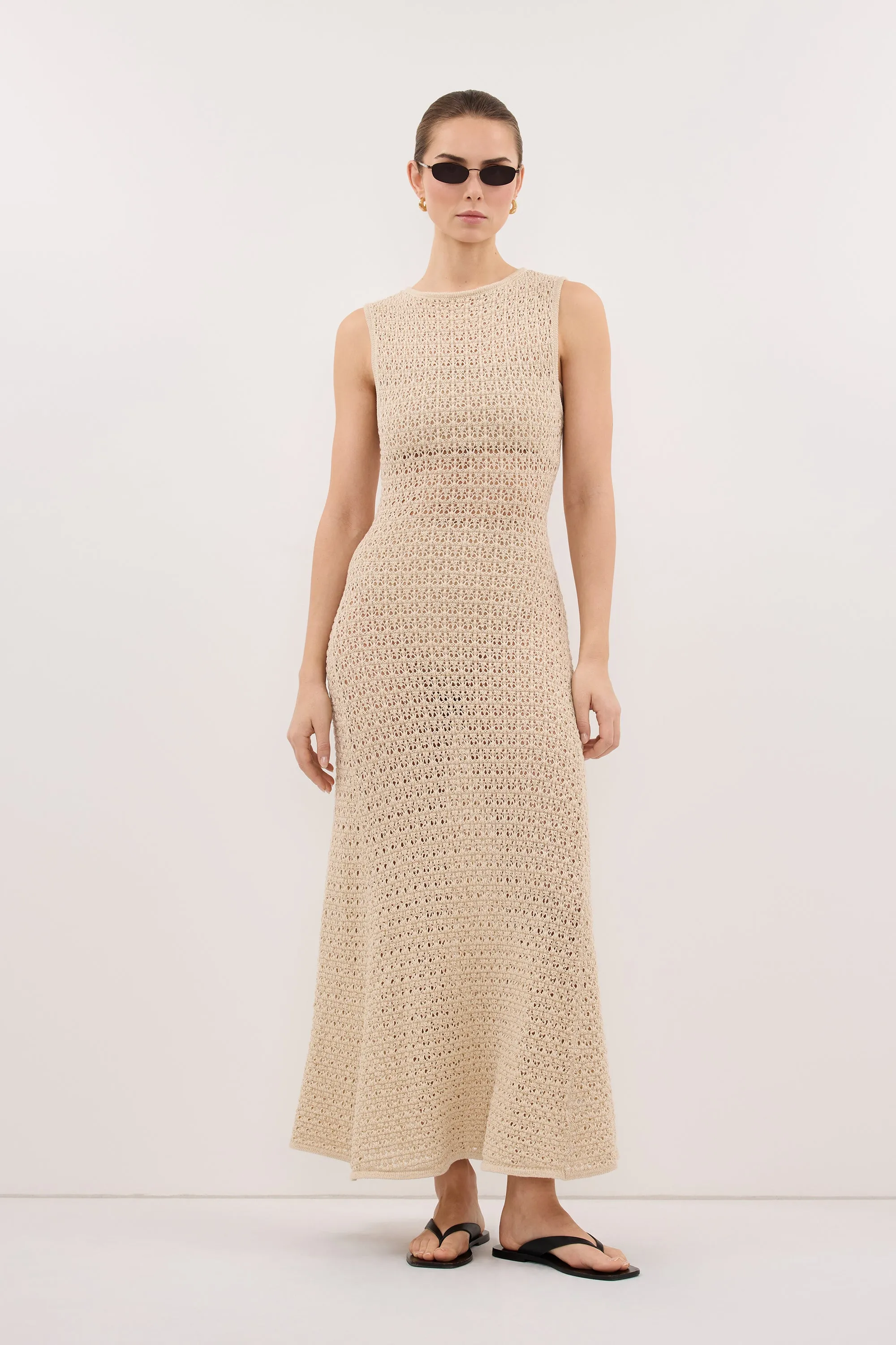 HALO NATURAL KNIT MAXI DRESS sold by Dissh product image thumbnail 3