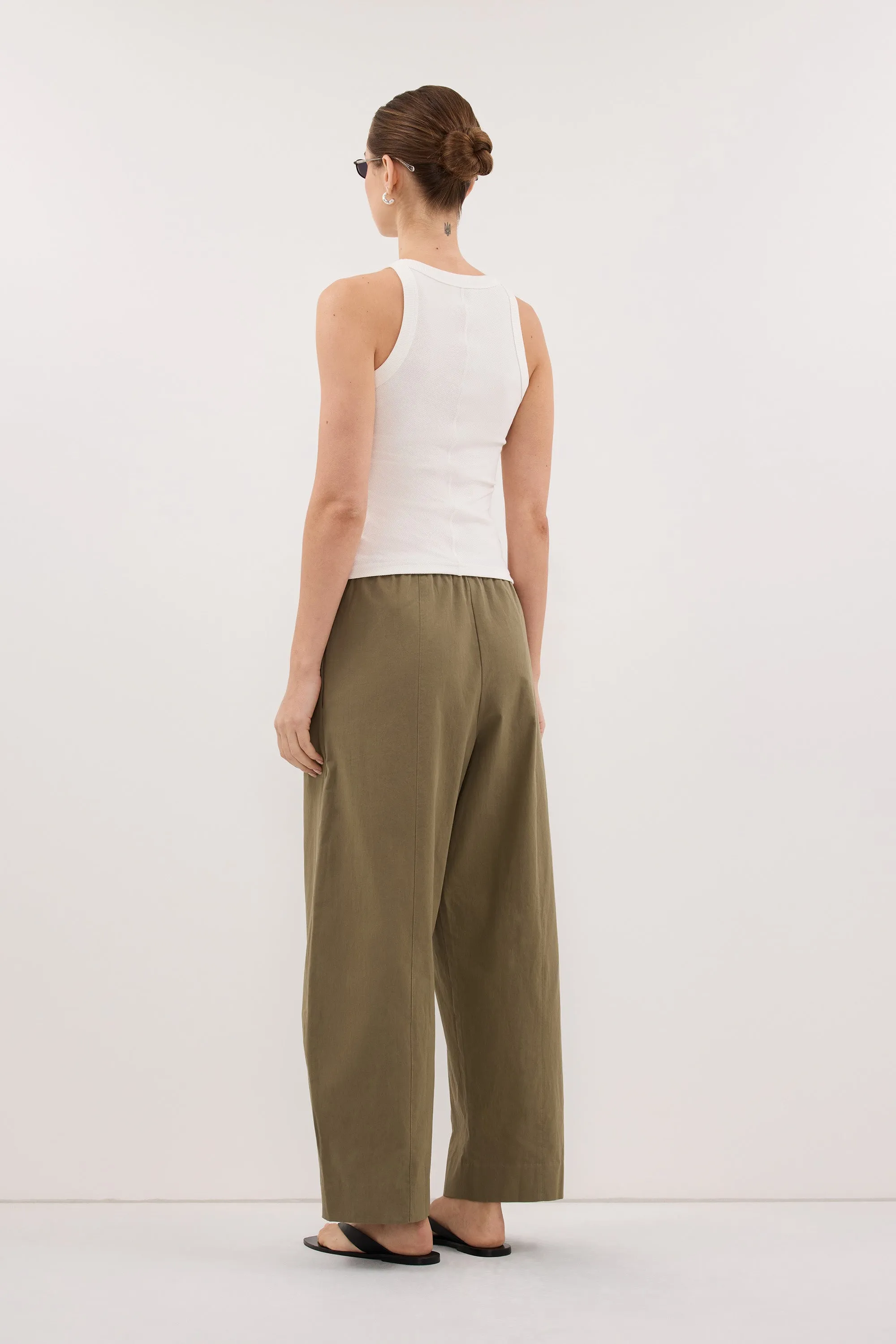 MELINA WHITE TANK sold by Dissh product image thumbnail 4