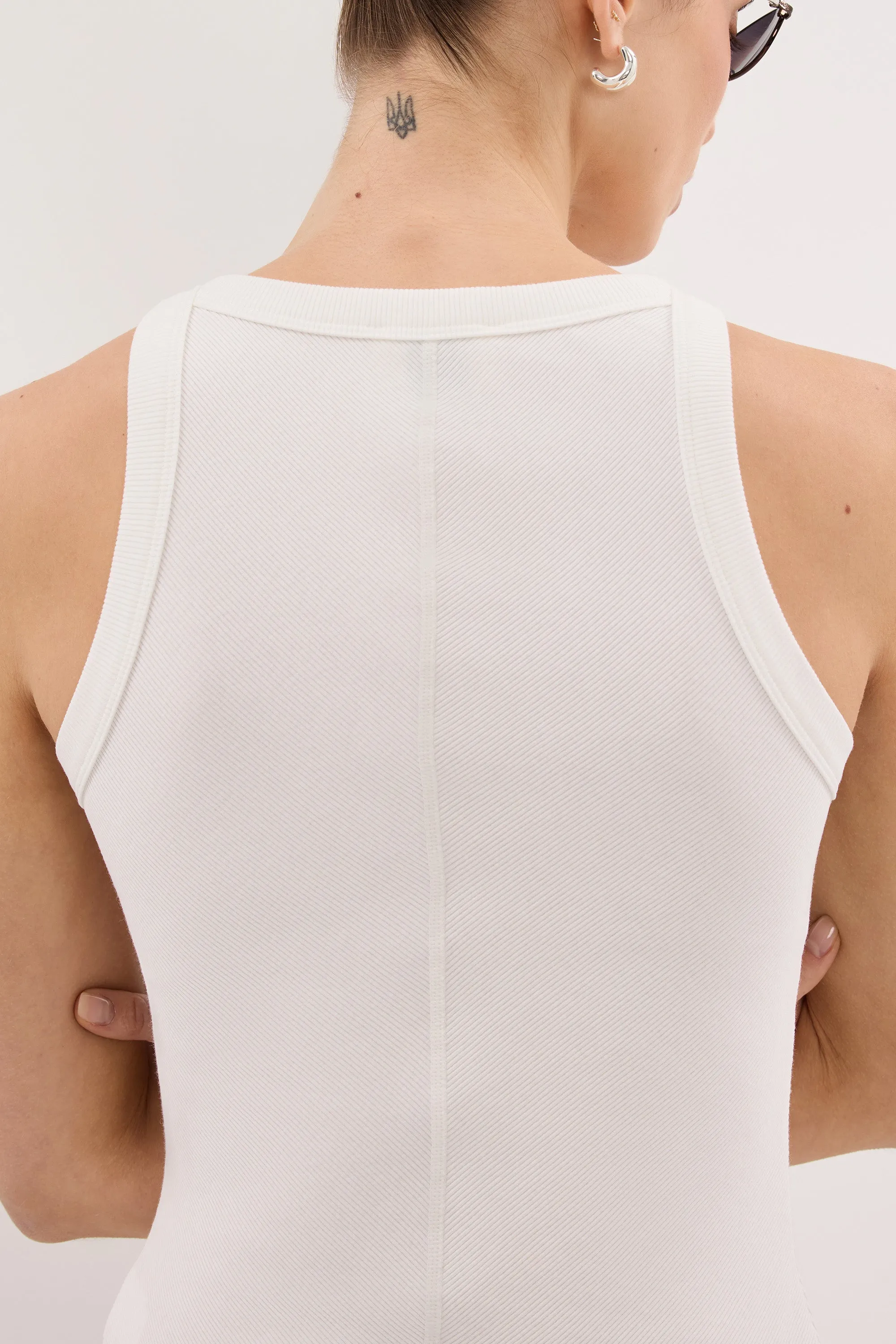 MELINA WHITE TANK sold by Dissh product image thumbnail 5
