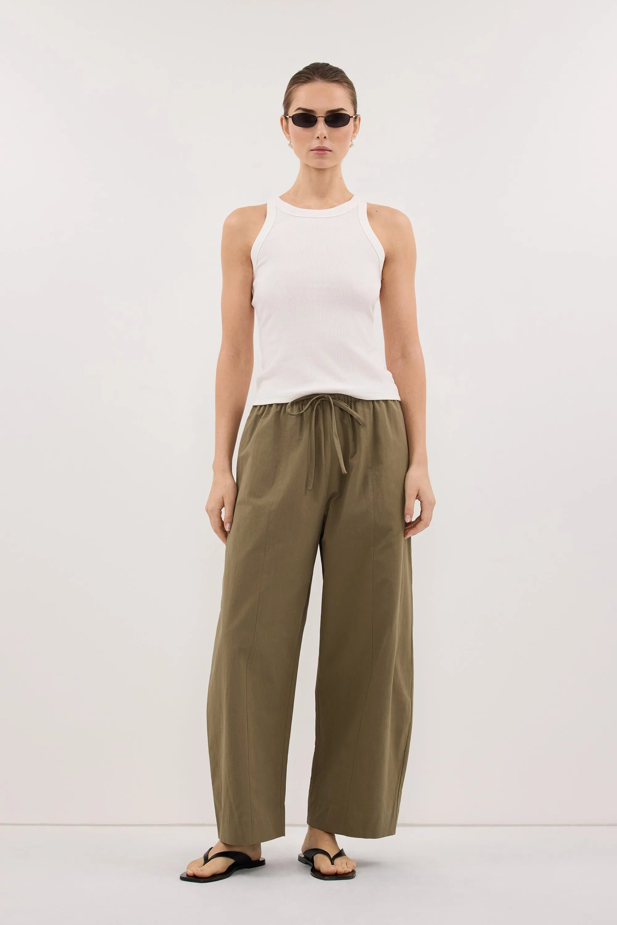 MELINA WHITE TANK sold by Dissh
