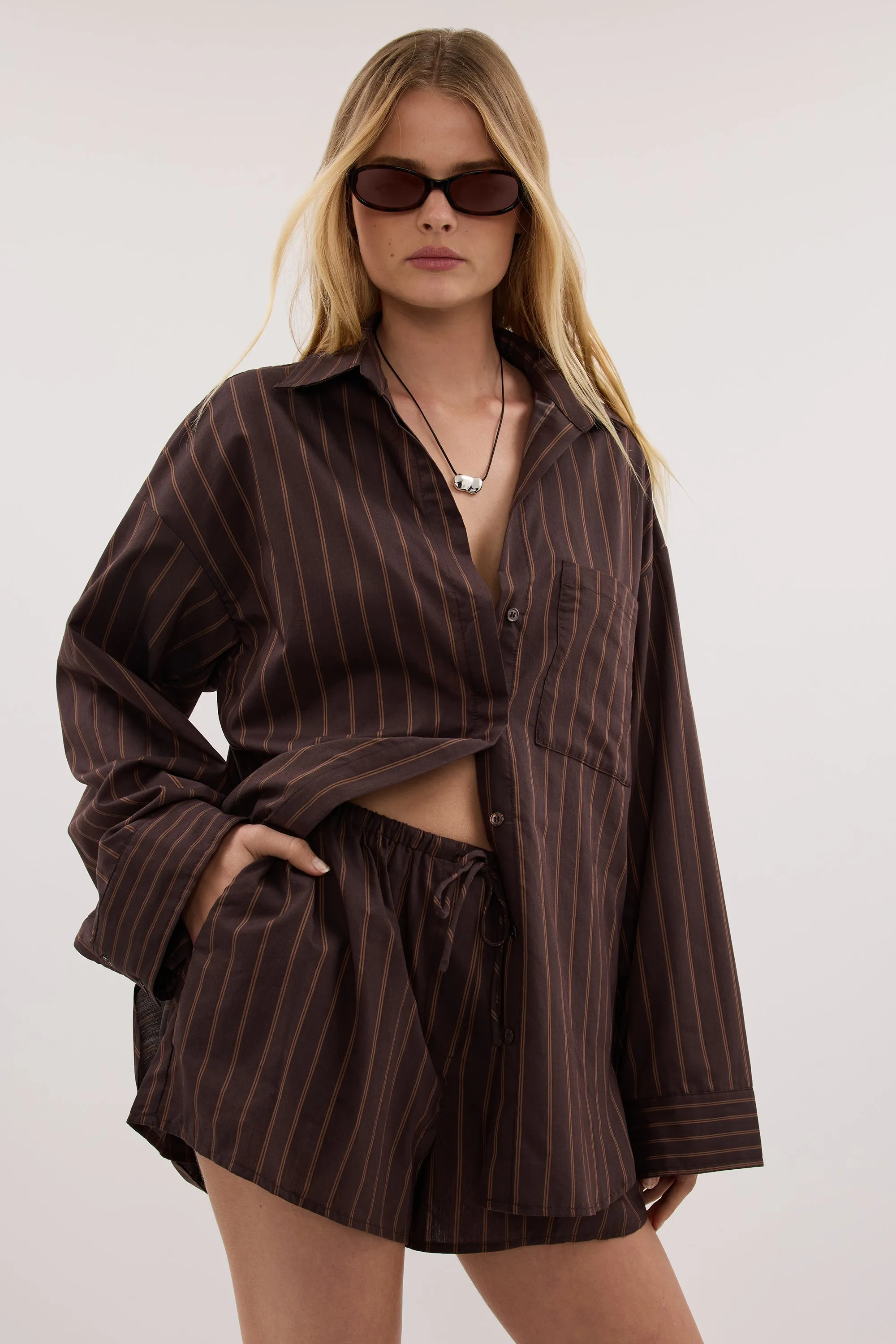 FABLE CHOC SILK BLEND SHIRT sold by Dissh product image thumbnail 2