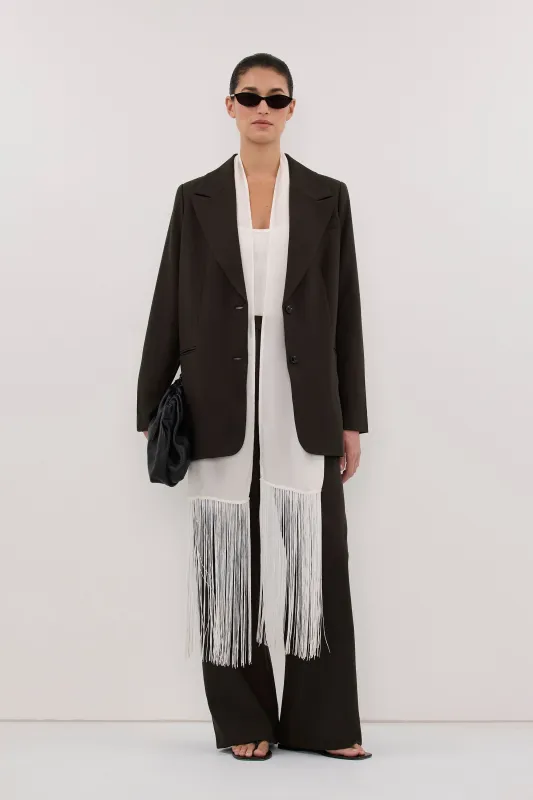 NOA BLACK OLIVE BLAZER made by Dissh
