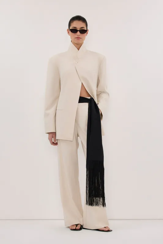 TRINITY BONE TAILORED PANT made by Dissh