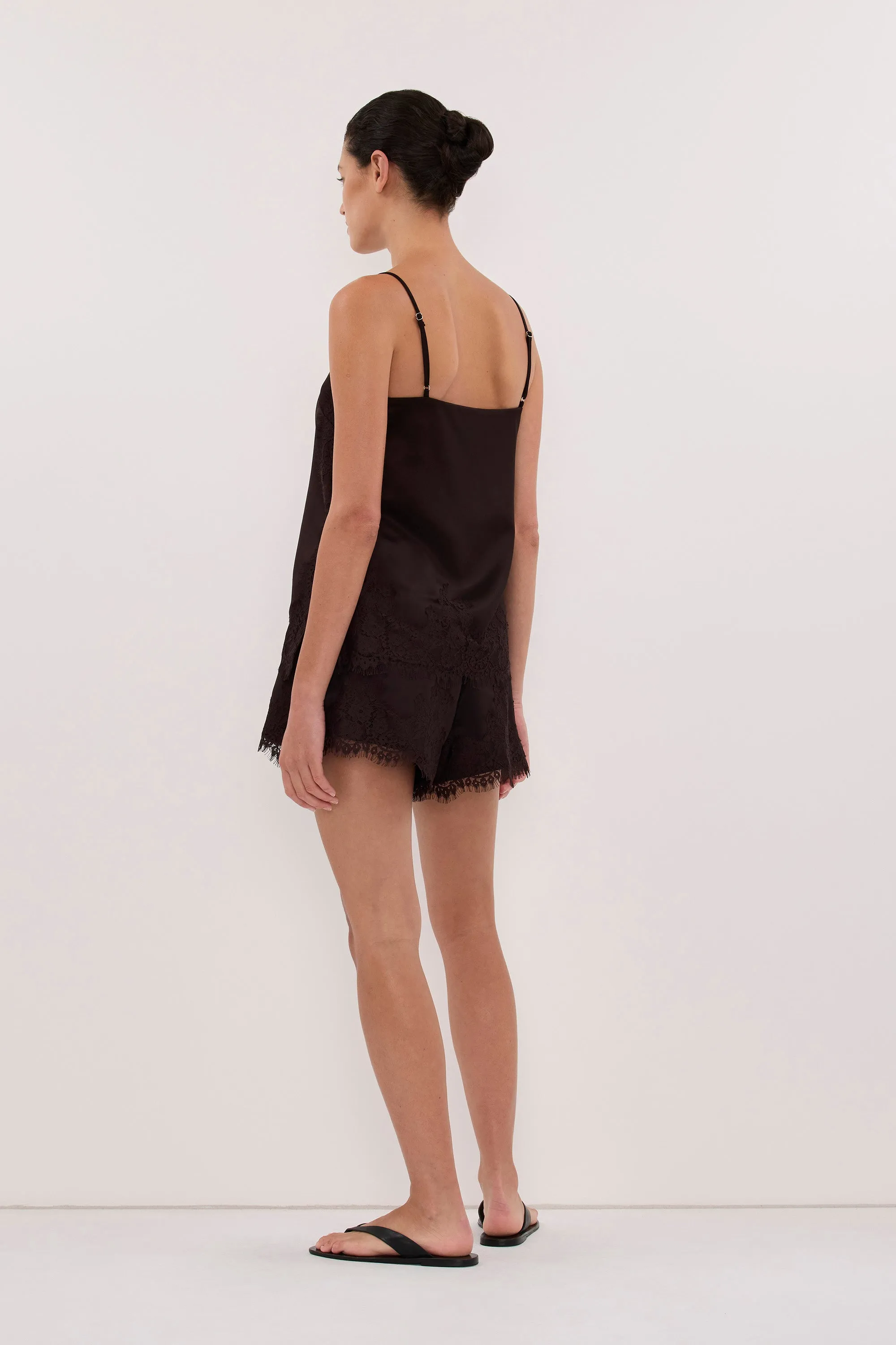 SELENE ESPRESSO SATIN SHORT sold by Dissh product image thumbnail 4