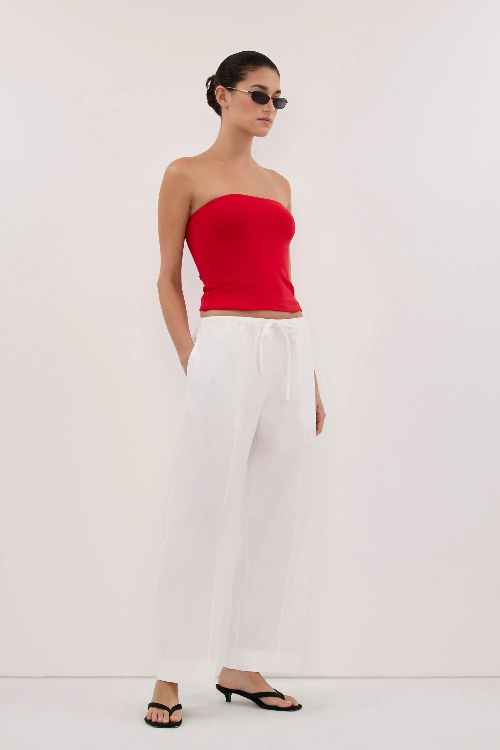 AVEN RED BANDEAU TOP sold by Dissh product image thumbnail 3