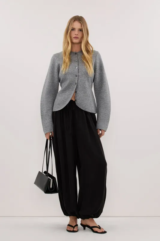 ELIZA GREY MARLE CINCHED CARDIGAN made by Dissh