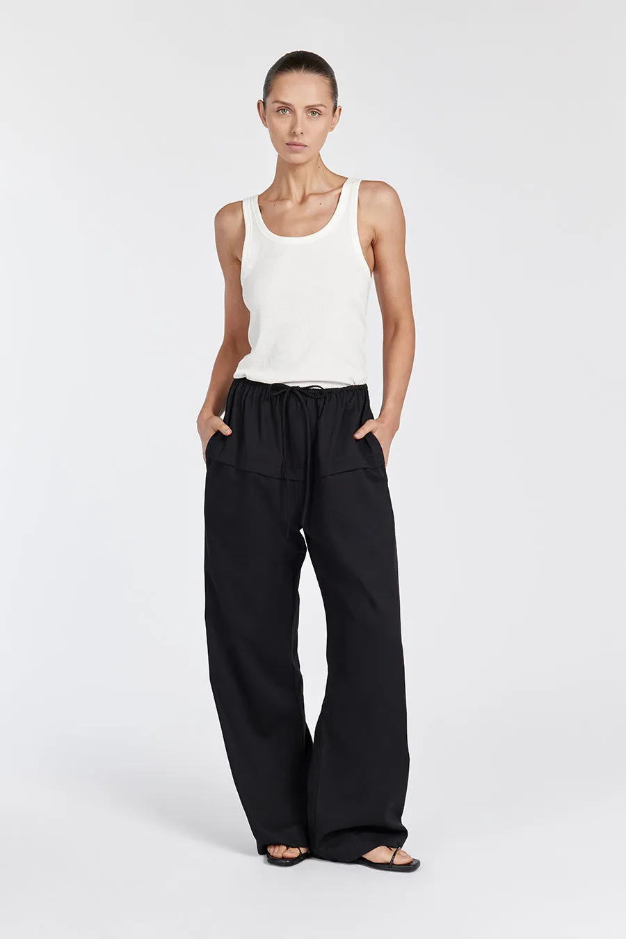 SABRINA BLACK PANT sold by Dissh