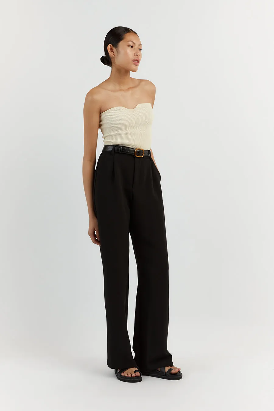 VERONICA BUTTER BANDEAU KNIT TOP sold by Dissh product image thumbnail 3