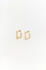 CENDRE MERCI GOLD HOOPS sold by Dissh