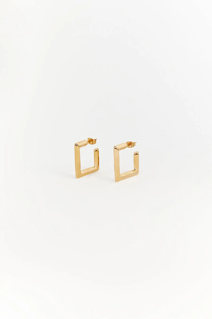 CENDRE MERCI GOLD HOOPS sold by Dissh