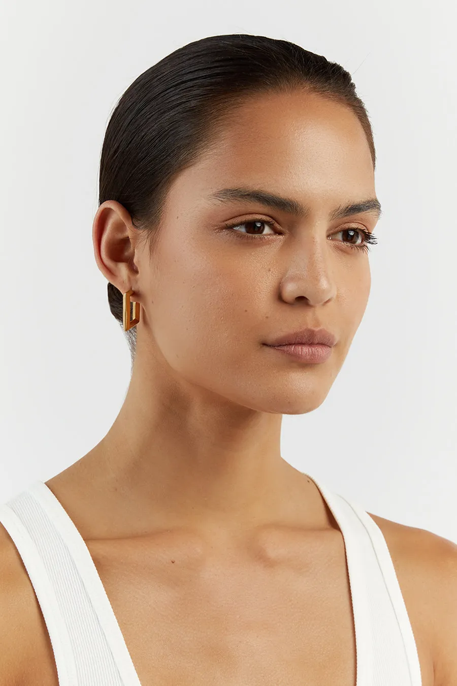 CENDRE MERCI GOLD HOOPS sold by Dissh product image thumbnail 4