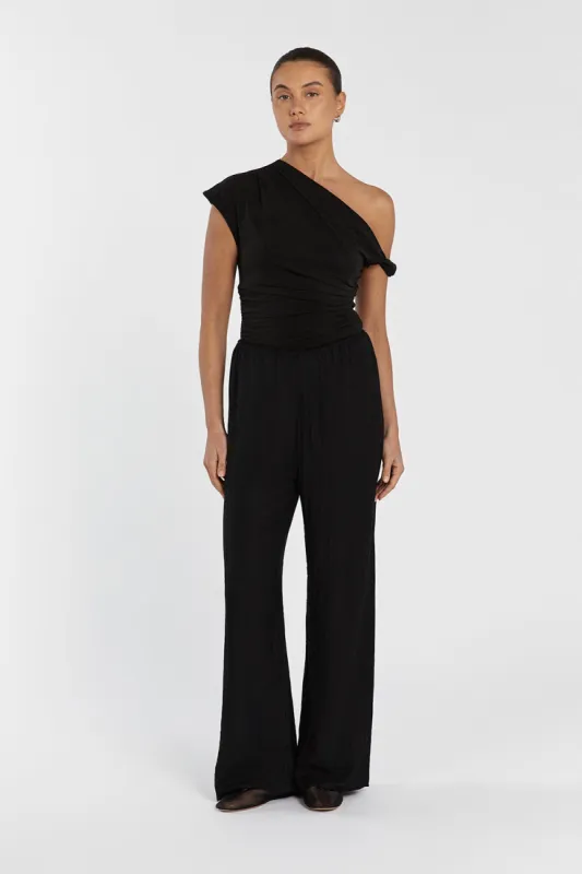 JOLIE BLACK DRAWSTRING PANT sold by Dissh