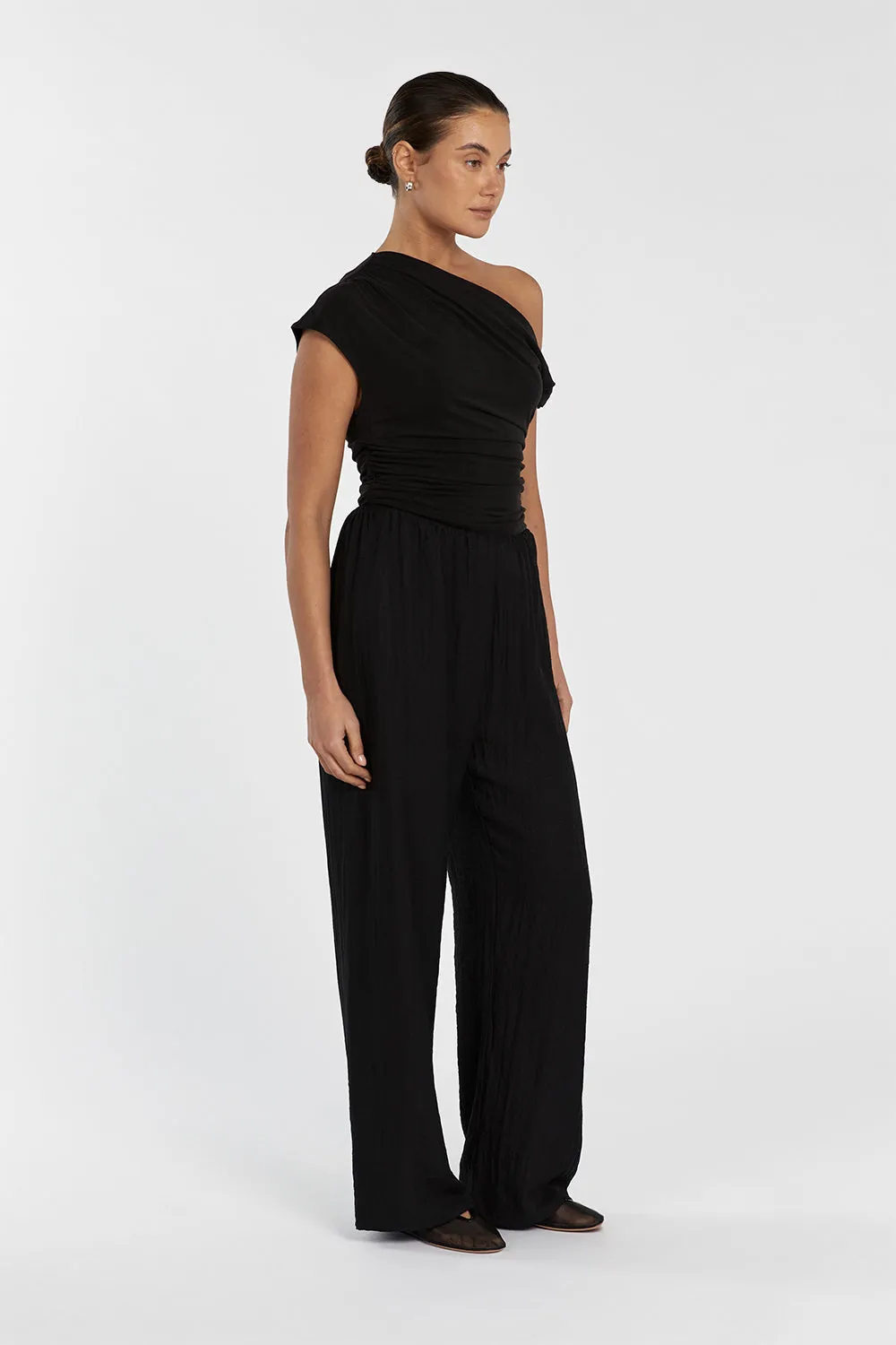 JOLIE BLACK DRAWSTRING PANT sold by Dissh product image thumbnail 3