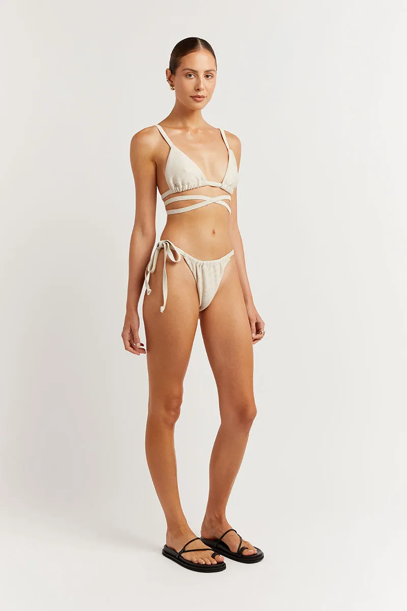 LOLA CREAM STRING BIKINI BOTTOM sold by Dissh product image thumbnail 3