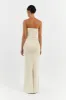 VERONICA BUTTER BANDEAU MAXI DRESS sold by Dissh
