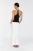 SAFFIA BLACK RACER TANK sold by Dissh