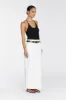 SAFFIA BLACK RACER TANK sold by Dissh