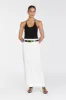SAFFIA BLACK RACER TANK sold by Dissh