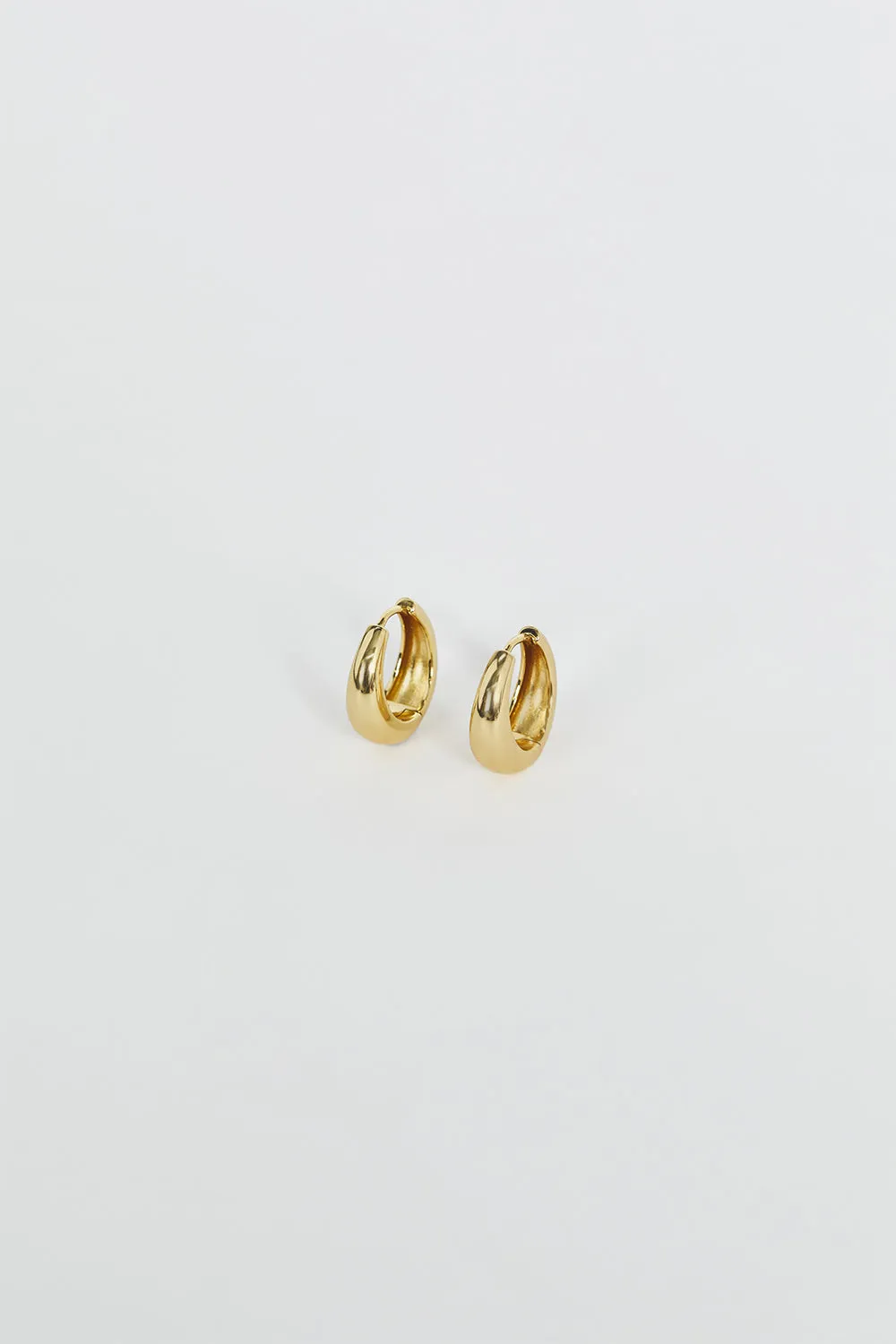 LUV AJ MARBELLA GOLD HOOPS sold by Dissh