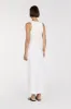 SKYE WHITE LINEN WRAP MIDI SKIRT sold by Dissh