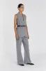 SANDER SILVER STRIPE PANT sold by Dissh