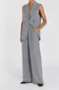 SANDER SILVER STRIPE PANT sold by Dissh