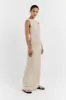 GOLDIE NATURAL MIDI SKIRT sold by Dissh