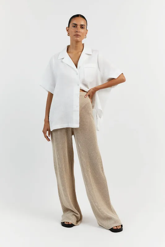 OPHELIA STONE CROCHET PANT sold by Dissh