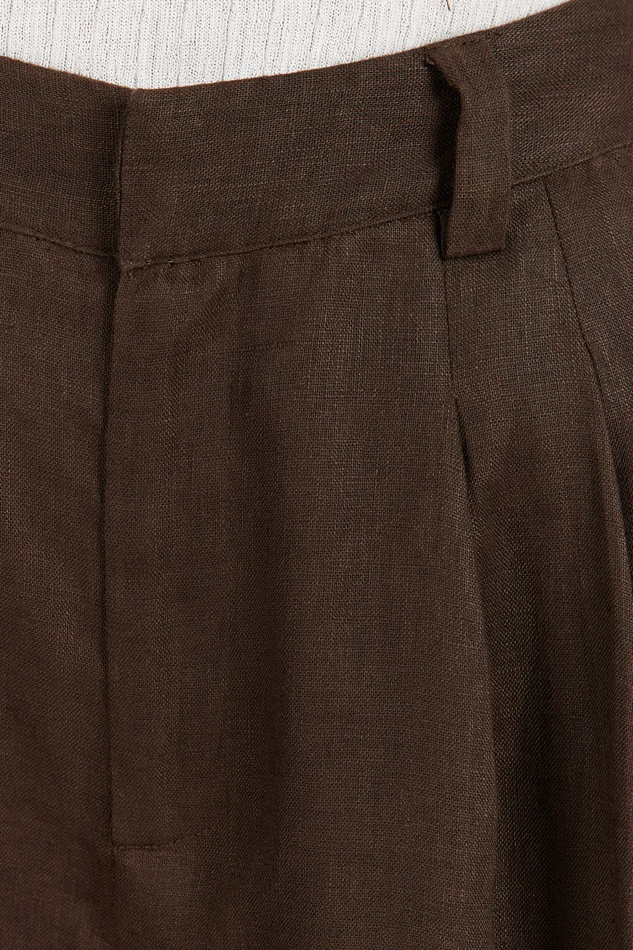 HOLDEN BITTER CHOC LINEN PANT sold by Dissh product image thumbnail 5