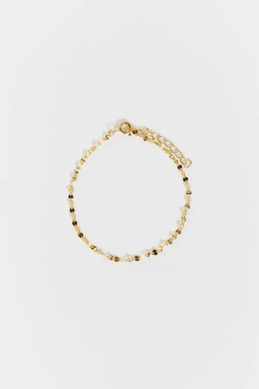 ST VALENTINE RIVIERA GOLD BRACELET sold by Dissh