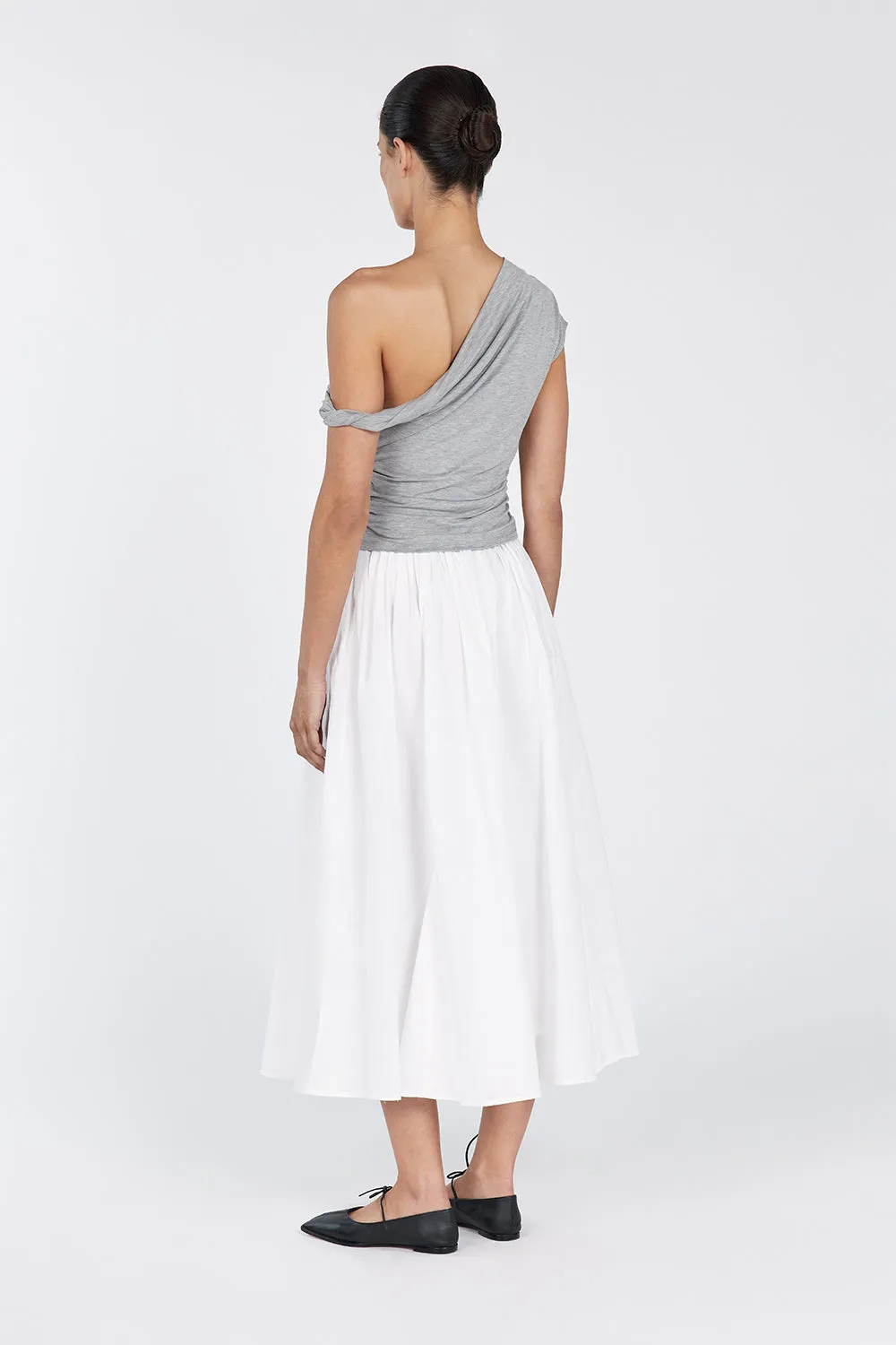 RIO SILVER MARLE DRAPED TWIST KNIT TOP sold by Dissh product image thumbnail 4