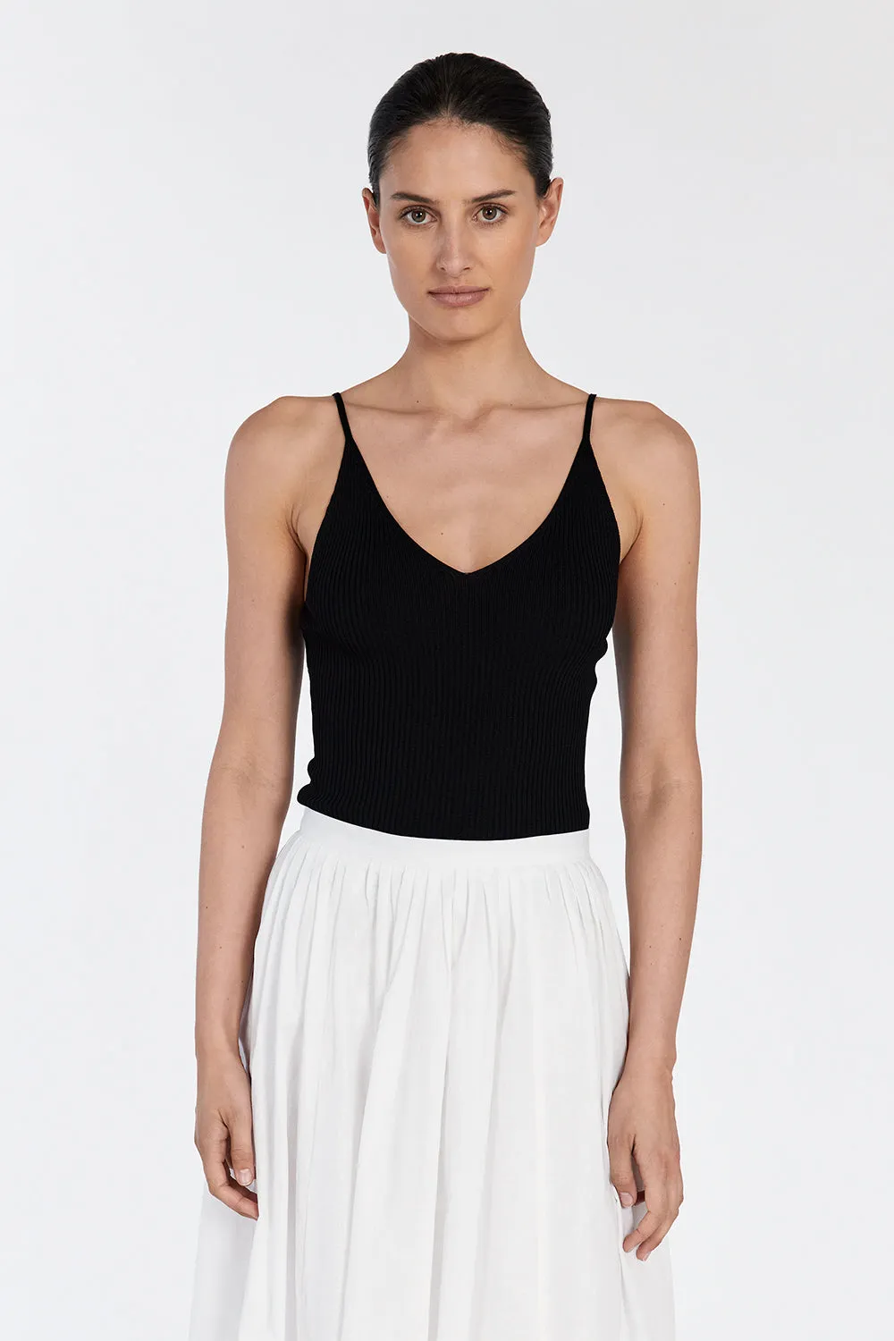 TORI BLACK KNIT TOP sold by Dissh product image thumbnail 2