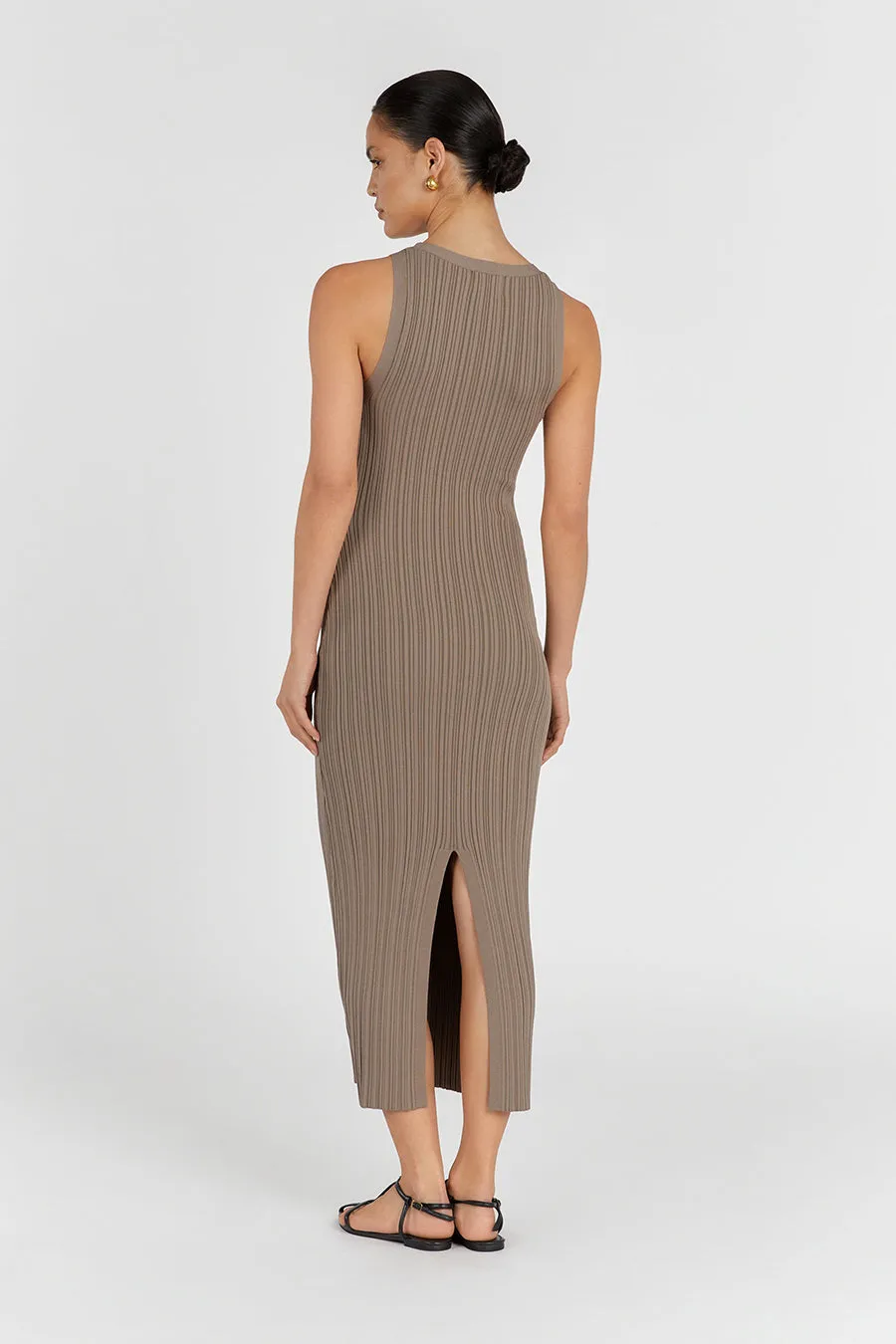 ANDERS LATTE KNIT MIDI DRESS sold by Dissh product image thumbnail 4