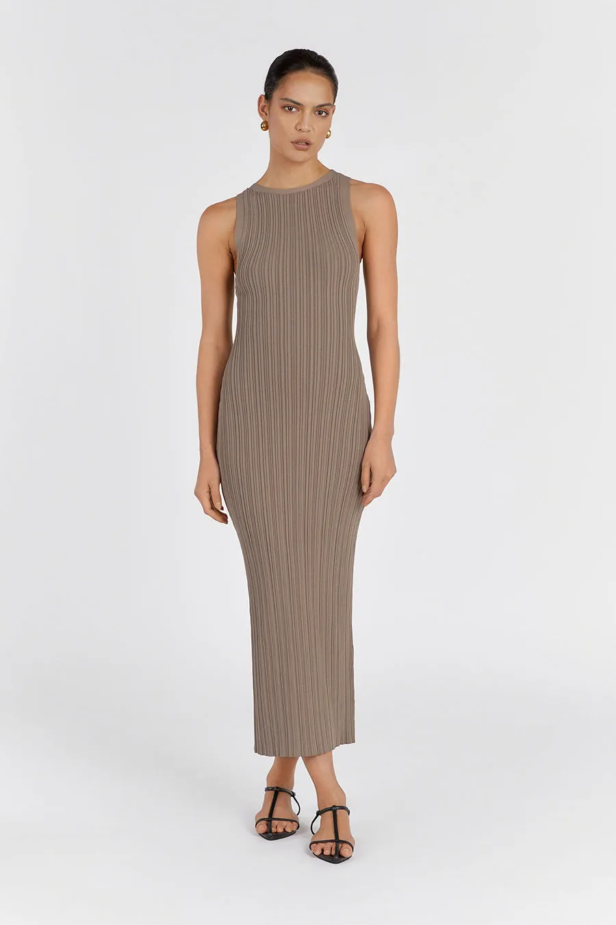ANDERS LATTE KNIT MIDI DRESS sold by Dissh product image thumbnail 2