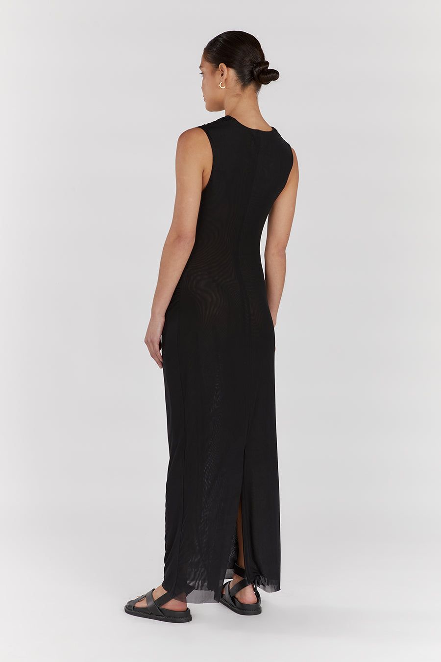 TATE BLACK MESH SLEEVELESS DRESS sold by Dissh product image thumbnail 4