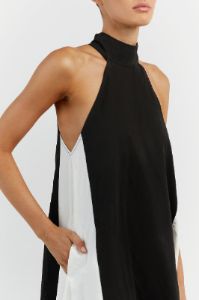 AURORA COTTON TWO TONE MIDI DRESS sold by Dissh
