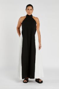 AURORA COTTON TWO TONE MIDI DRESS sold by Dissh