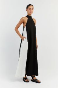 AURORA COTTON TWO TONE MIDI DRESS sold by Dissh