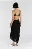 NOVA BLACK LINEN SARONG sold by Dissh